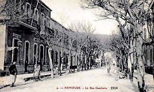 Nemours - Rue Gambetta - 1914